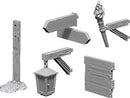 WizKids Deep Cuts Unpainted Miniatures - W10 Signs & Lights