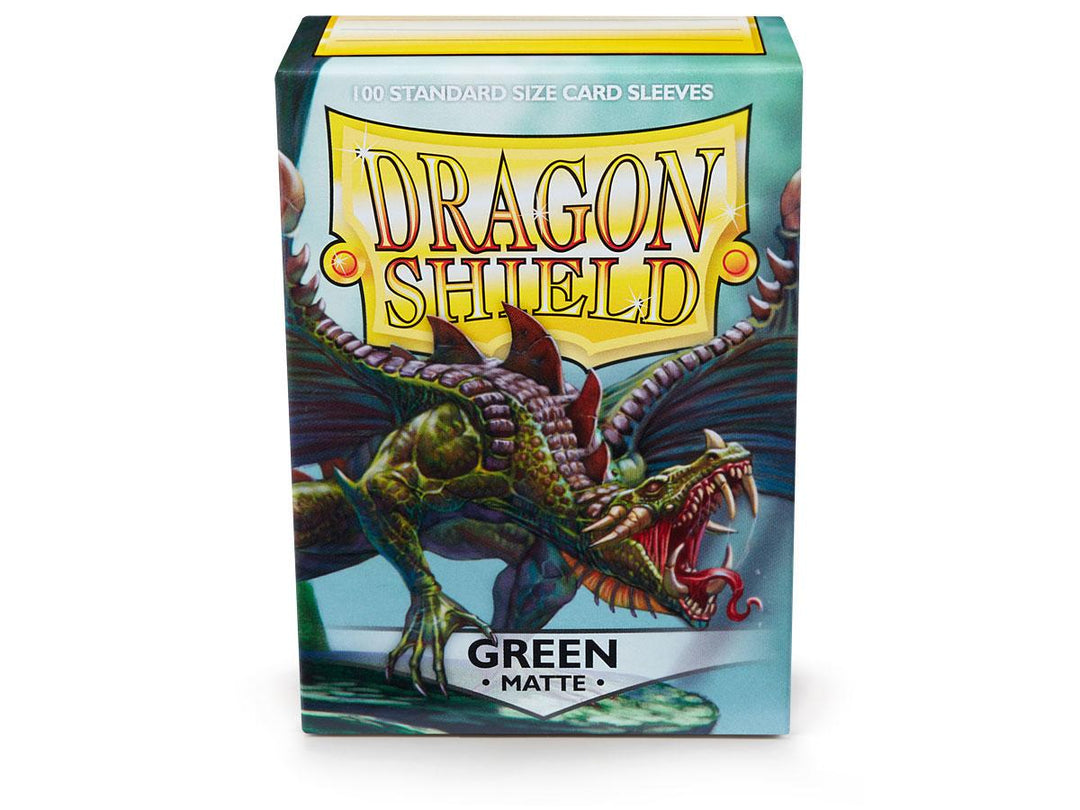 Dragon Shield Sleeves - Matte Green Standard Size (100)
