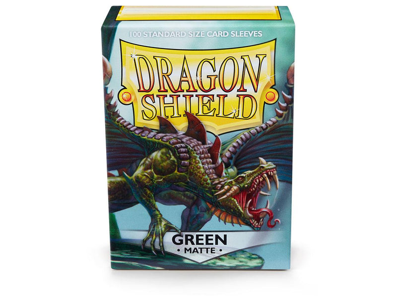 Dragon Shield Sleeves - Matte Green Standard Size (100)