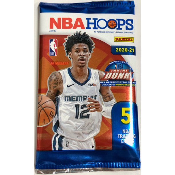 2020-2021 NBA Hoops Basketball 5 Card Pack