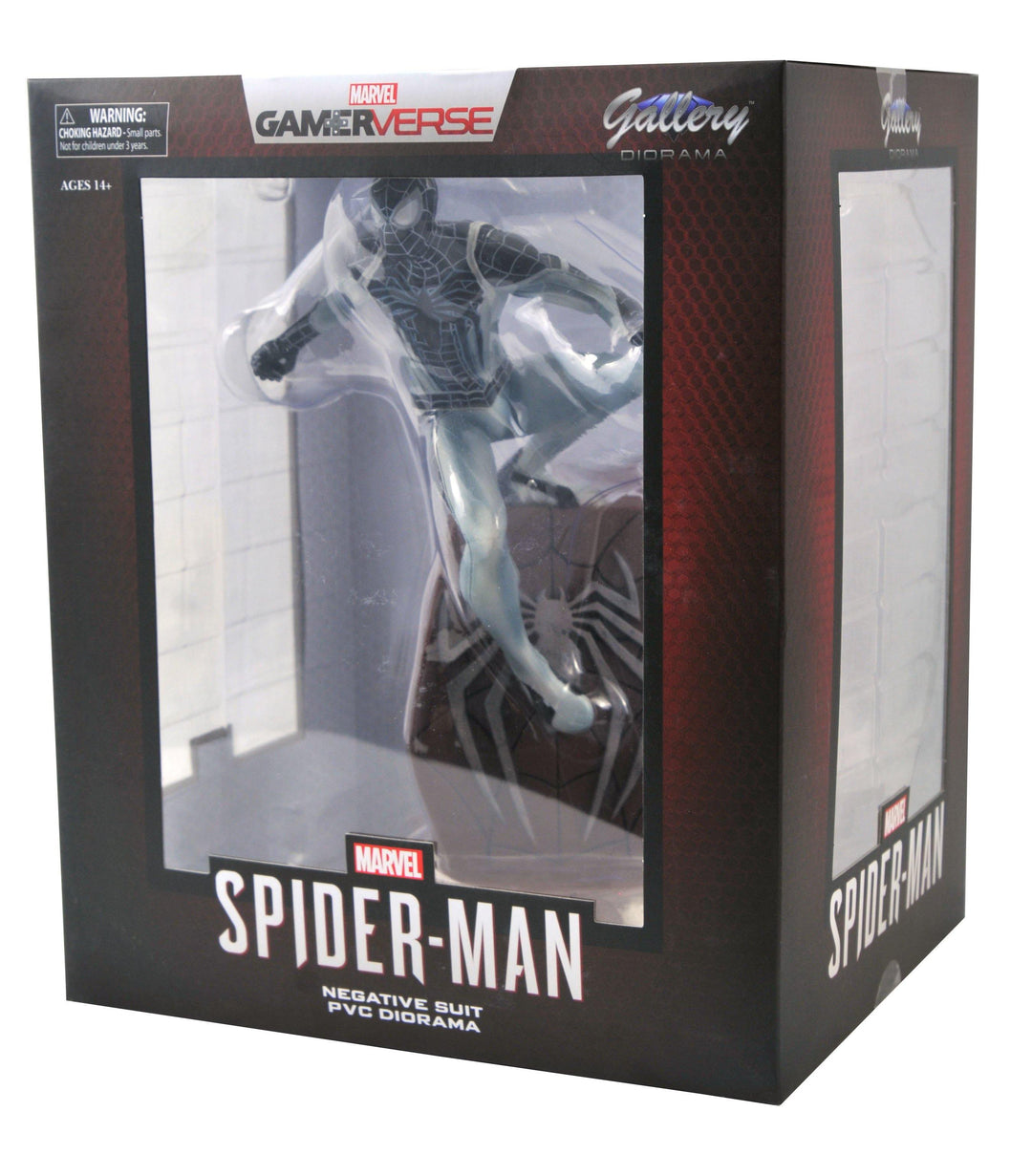 Diamond Select Toys: 2020 Marvel Gallery PS4 Negative Suit Spider-Man PVC Statue - The Hobby Hub