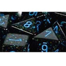 Chessex Dice: Polyhedral 7-Die Set Speckled: Blue Stars - The Hobby Hub