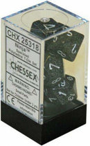Chessex Dice: 7-Die Set Speckled: Ninja - The Hobby Hub