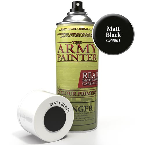 Army Painter Color Primer: Matt Black