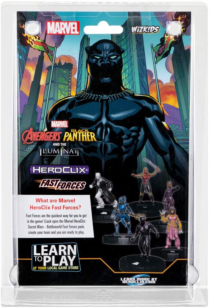 Wizkids Marvel Heroclix: Avengers Black Panther &amp; The Illuminati Fast Forces