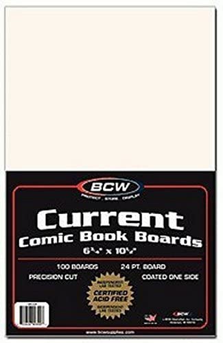 BCW: Current Modern Comic Book Backing Boards (100ct)