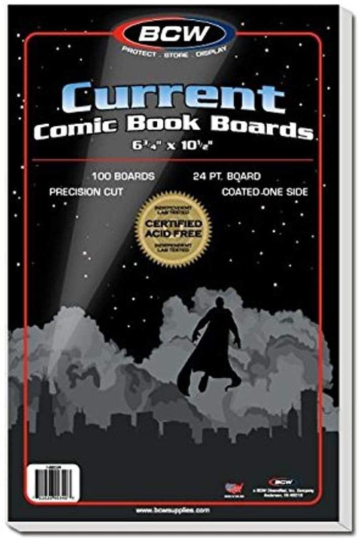 BCW: Current Age Comic Book Backing Boards (100ct)