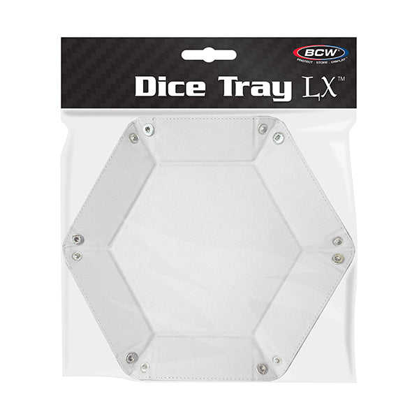 BCW Hexagon Dice Tray - White