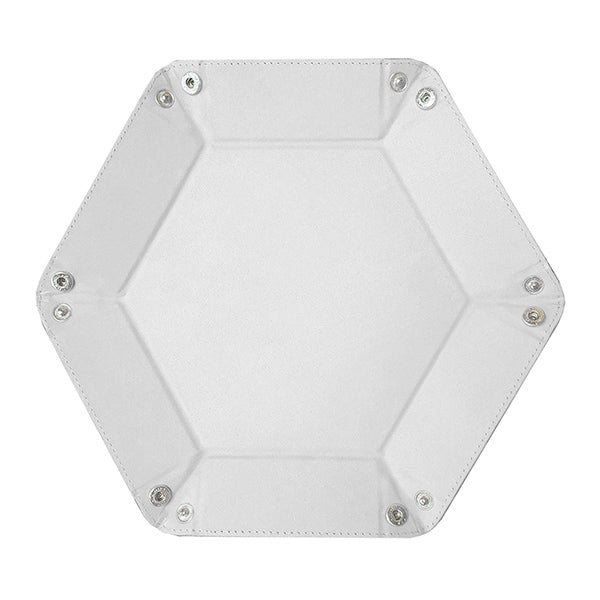 BCW Hexagon Dice Tray - White