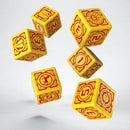 Q-Workshop Battletech: House Davion D6 Dice Set (6) - The Hobby Hub