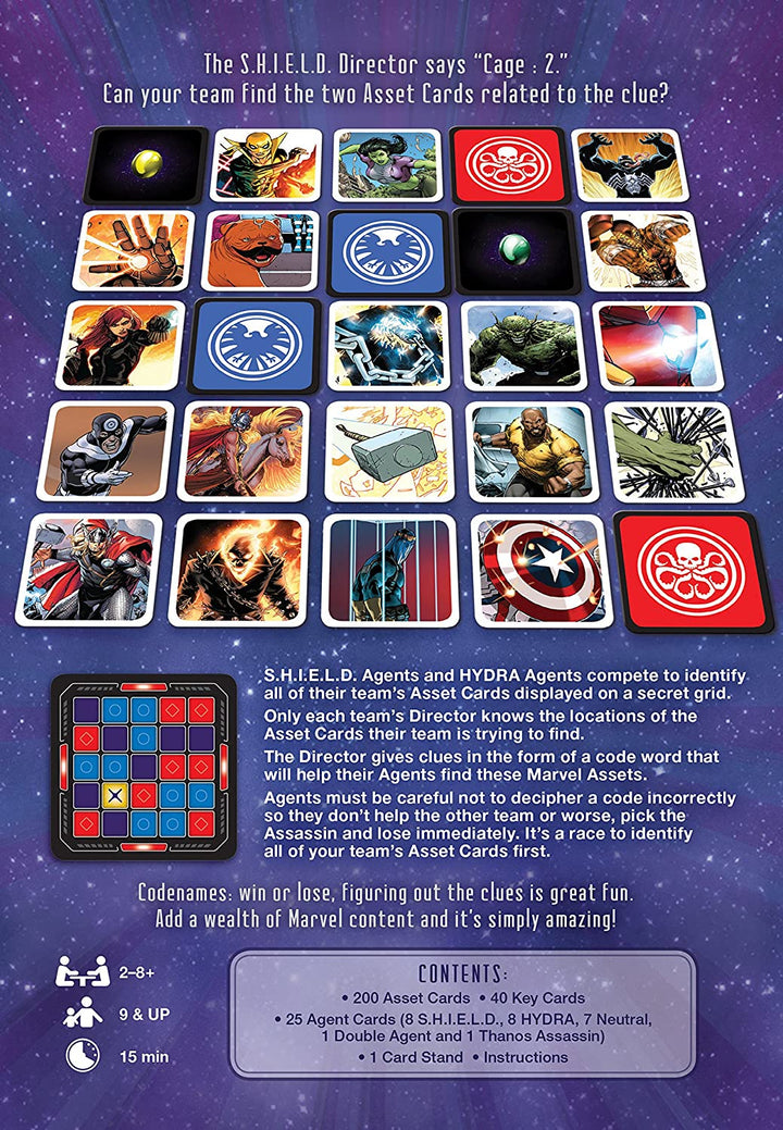 USAopoly: CODENAMES Marvel Board Game