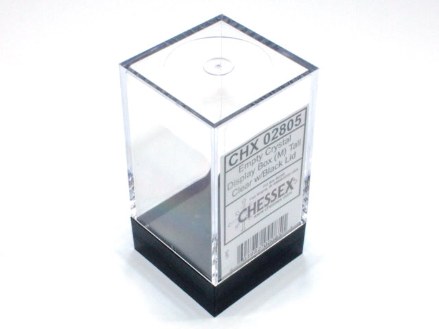 Chessex: Medium/Tall Plastic Empty Display Box