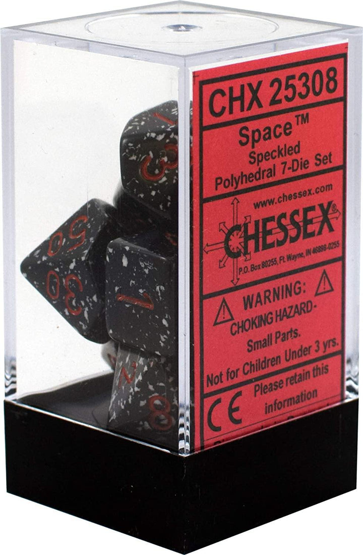 Chessex Dice: 7-Die Set Speckled: Space - The Hobby Hub