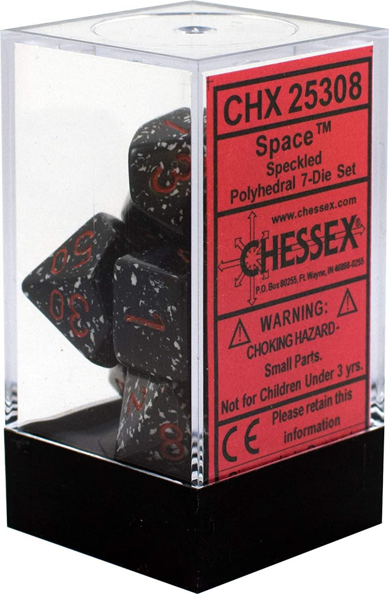 Chessex Dice: 7-Die Set Speckled: Space