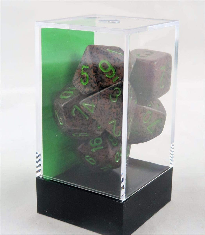 Chessex Dice: 7-Die Set Speckled: Earth - The Hobby Hub
