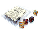 Chessex Dice: Nebula D10 Primary/Blue Luminary (10)