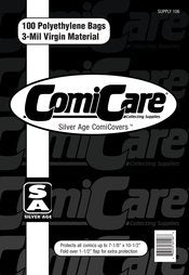 Comicare Silver Age Comic Book PE Bags (100ct)