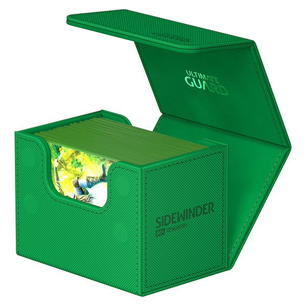 Ultimate Guard: Sidewinder 80+ Xenoskin Monocolor Deck Case - Green