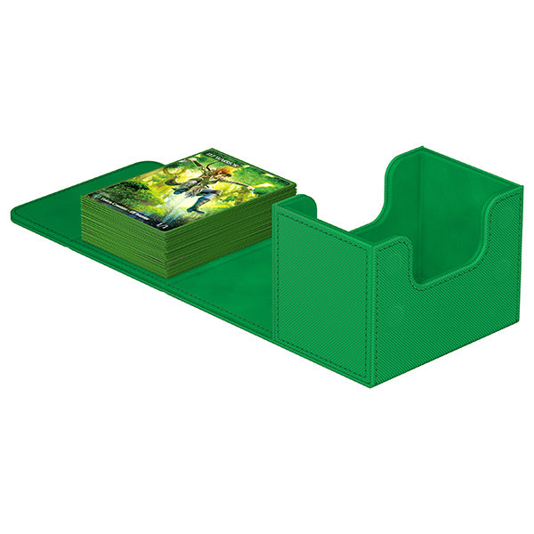 Ultimate Guard: Sidewinder 80+ Xenoskin Monocolor Deck Case - Green