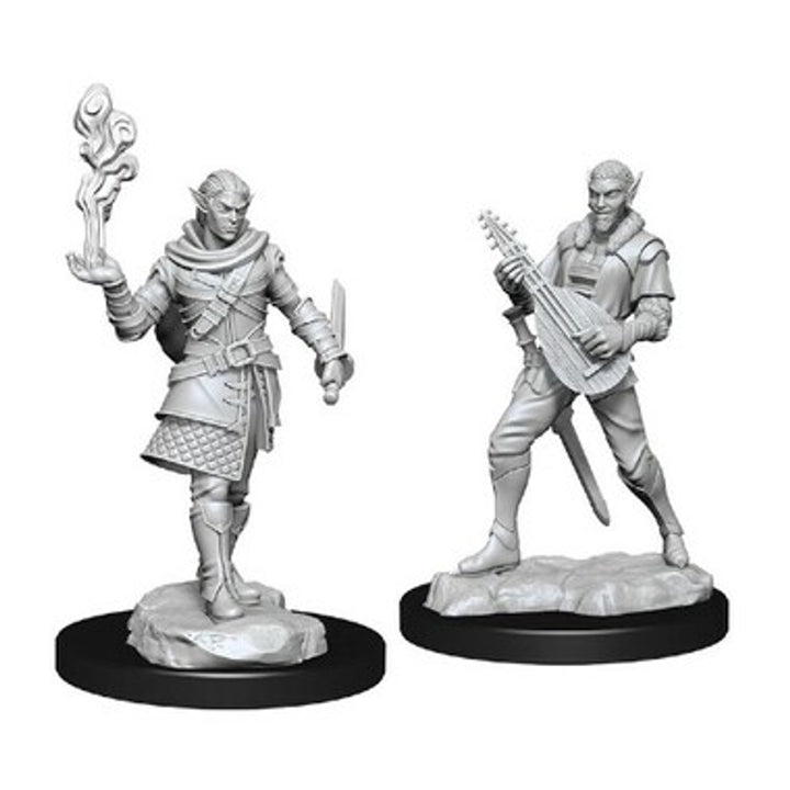 Critical Role - Unpainted Mini Pallid Elf Rogue &amp; Bard Male