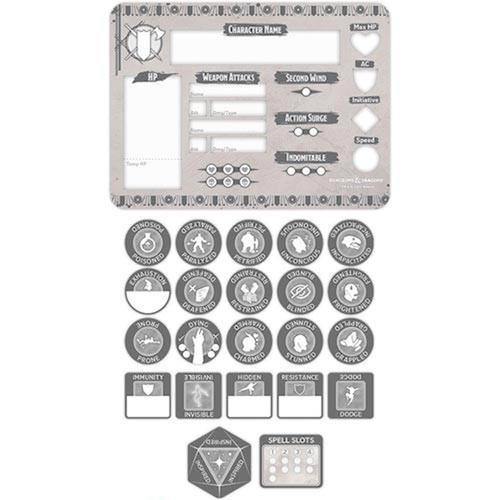 Dungeons &amp; Dragons 5th Edition: Token Set- Fighter Set - The Hobby Hub