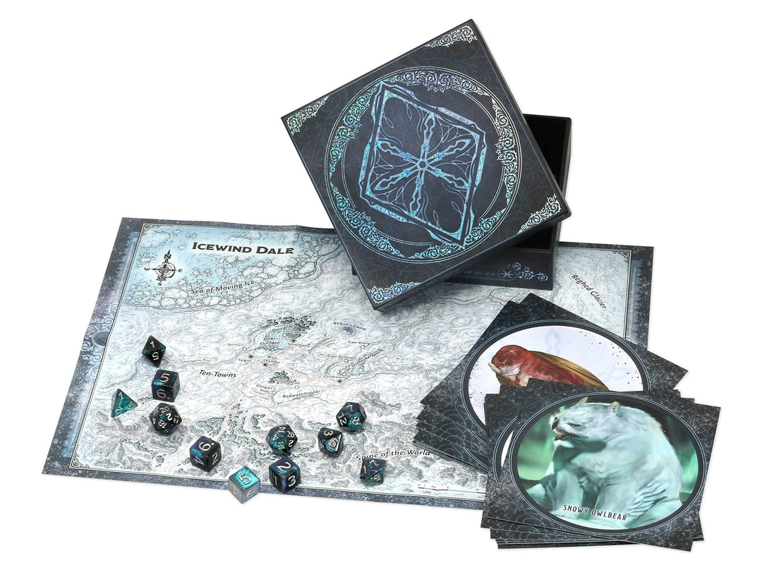 Dungeons &amp; Dragons: Icewind Dale: Rime of the Frostmaiden Dice Set - The Hobby Hub