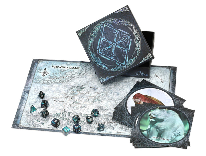 Dungeons &amp; Dragons: Icewind Dale: Rime of the Frostmaiden Dice Set - The Hobby Hub