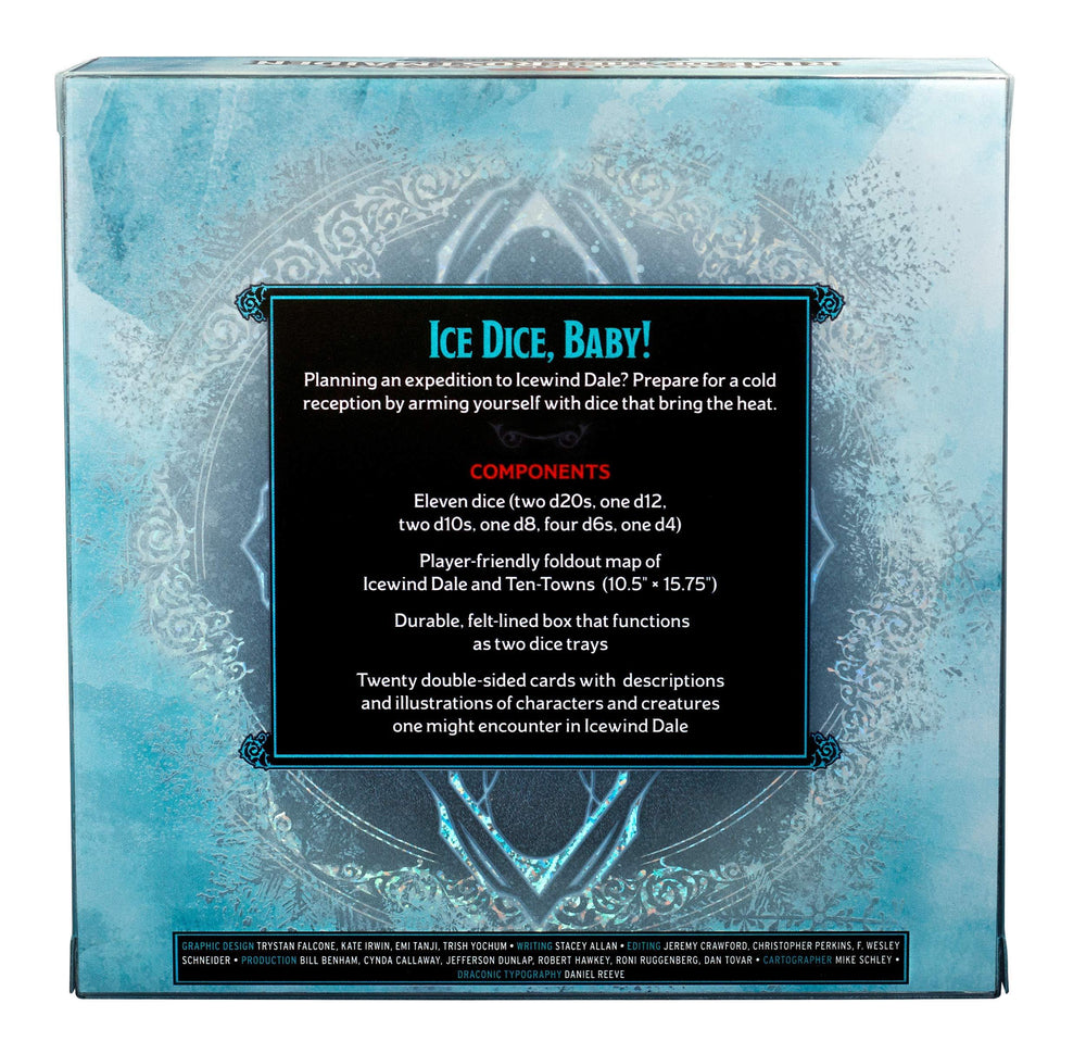 Dungeons & Dragons: Icewind Dale: Rime of the Frostmaiden Dice Set - The Hobby Hub