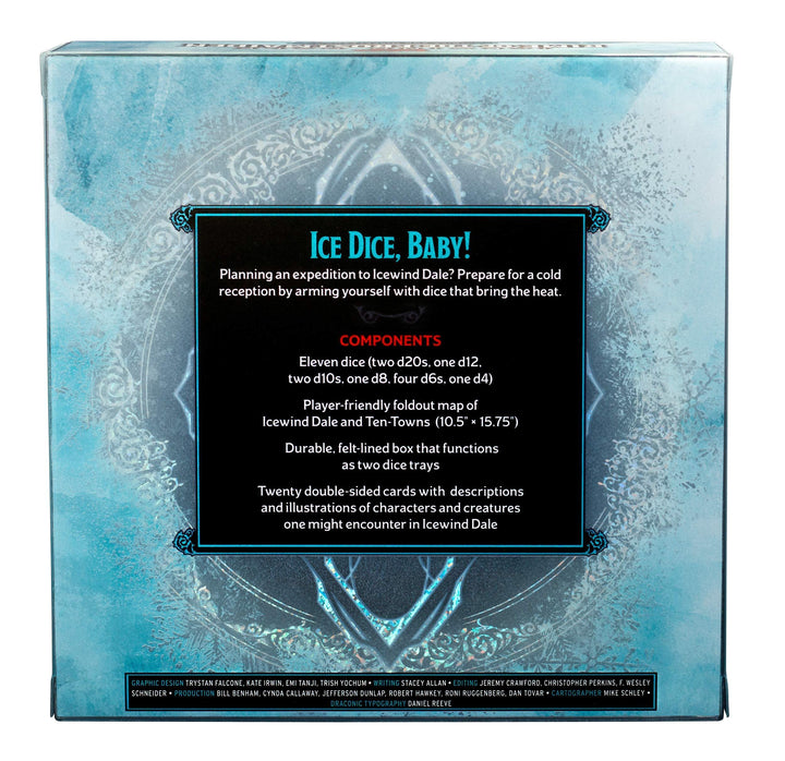 Dungeons &amp; Dragons: Icewind Dale: Rime of the Frostmaiden Dice Set - The Hobby Hub