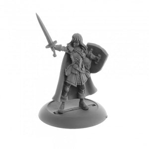 Dark Heaven Legends: Human Paladin, Caerindra Miniature