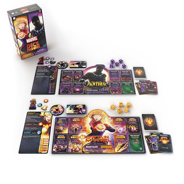 Dice Throne: Marvel 2-Hero Box 1 Captain Marvel &amp; Black Panther