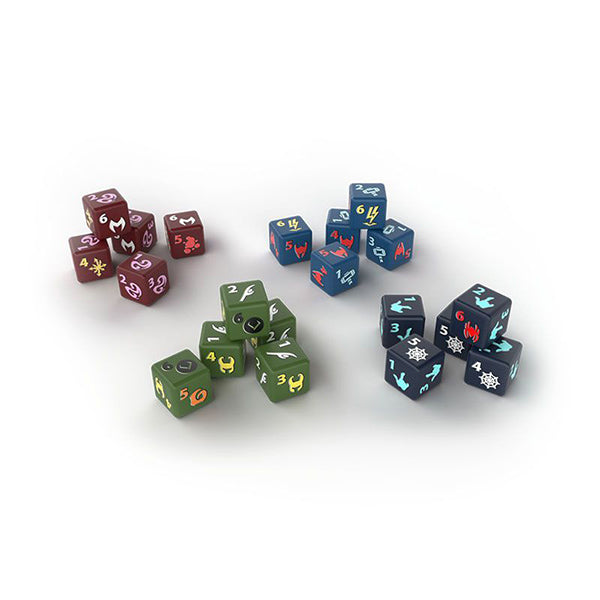 Dice Throne: Marvel 4-Hero Box Scarlet Witch, Thor, Loki, &amp; Spider-Man