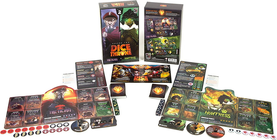 Dice Throne: Marvel Season 2 Box 2 Tactician VS Huntress
