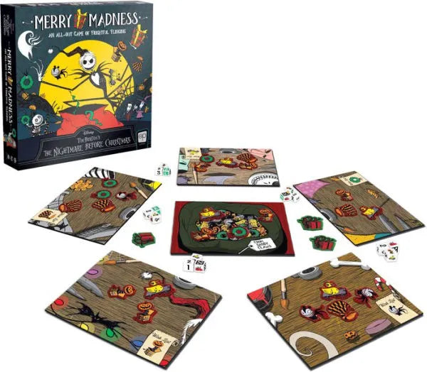 Disney Tim Burton's The Nightmare Before Christmas: Merry Madness Board Game
