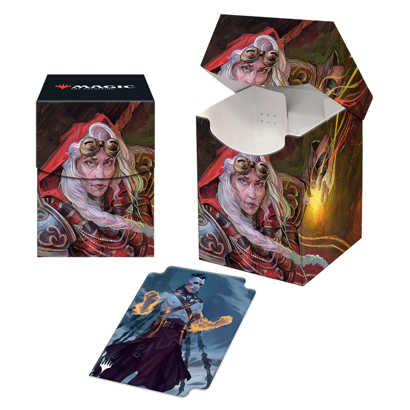 Magic The Gathering Dominaria PRO 100+ Deck Box - Jaya, Fiery Negotiator