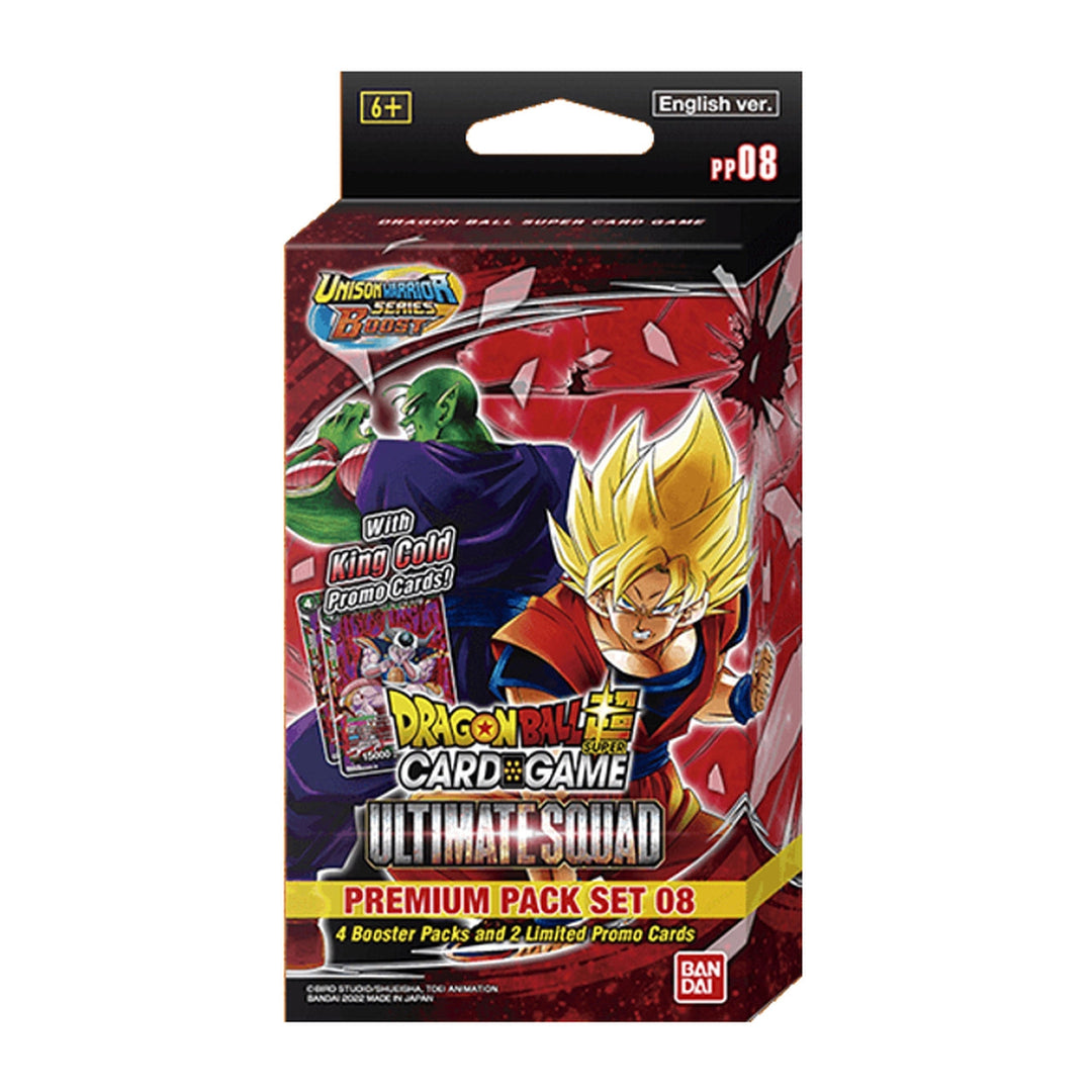 Dragon Ball Super TCG: Ultimate Squad - Premium Pack Set 8 Display (8)