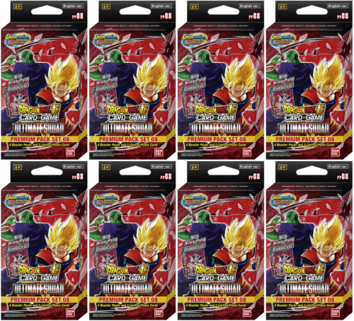 Dragon Ball Super TCG: Ultimate Squad - Premium Pack Set 8 Display (8)