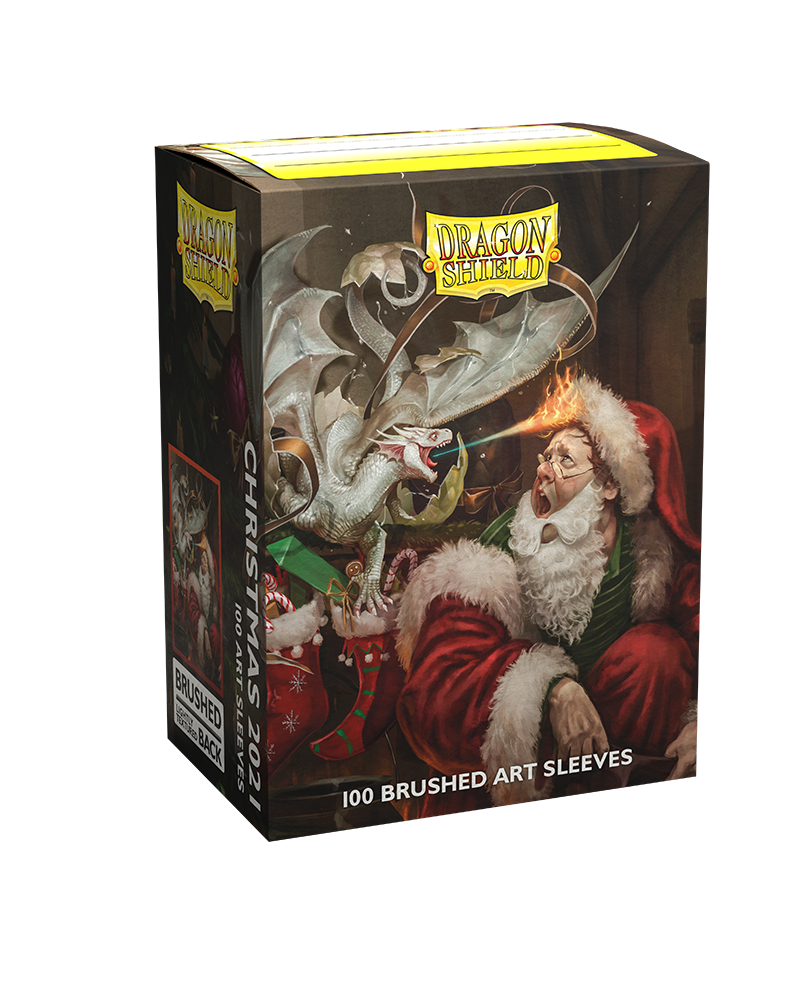 Dragon Shield Sleeves - Brushed Art Christmas 2021 (100ct)