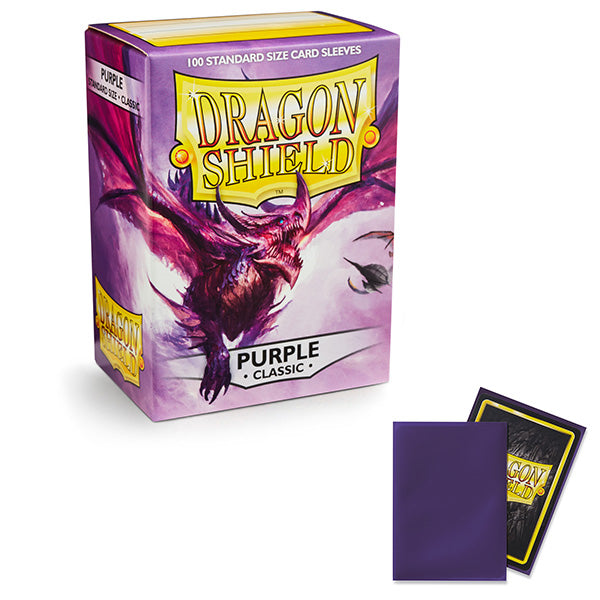 Dragon Shield Sleeves - Classic Purple Standard Size (100)