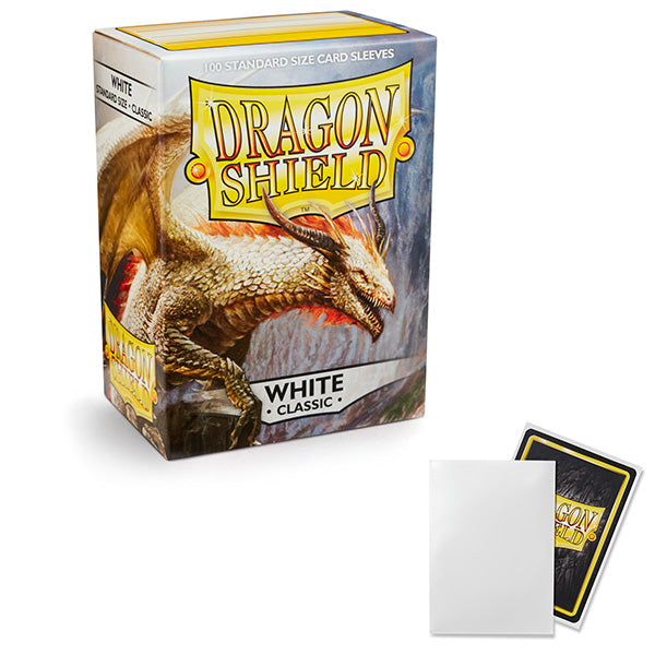 Dragon Shield Sleeves - Classic White Standard Size (100)