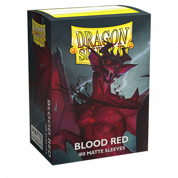 Dragon Shield Sleeves - Matte Blood Red &
