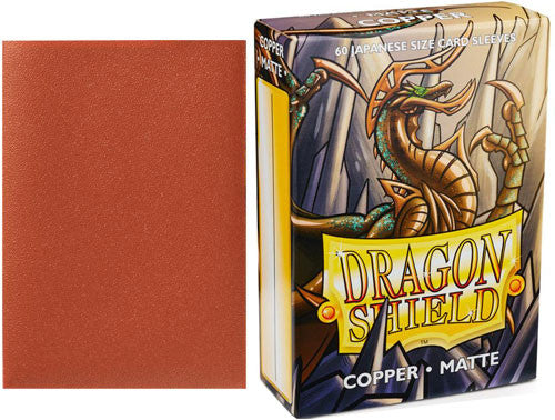 Dragon Shield Sleeves - Matte Copper Japanese Size (60)