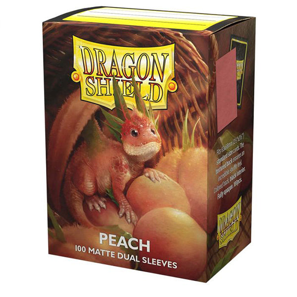 Dragon Shield Sleeves - Matte Dual Peach Standard Size (100)
