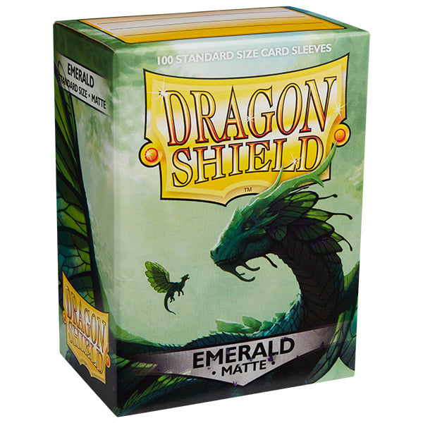 Dragon Shield Sleeves - Matte Emerald Standard Size (100)