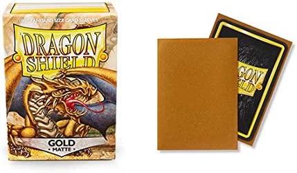 Dragon Shield Sleeves - Matte Gold Standard Size (100)