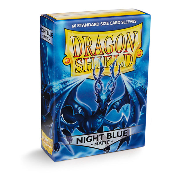 Dragon Shield Sleeves - Matte Night Blue Standard Size (60)
