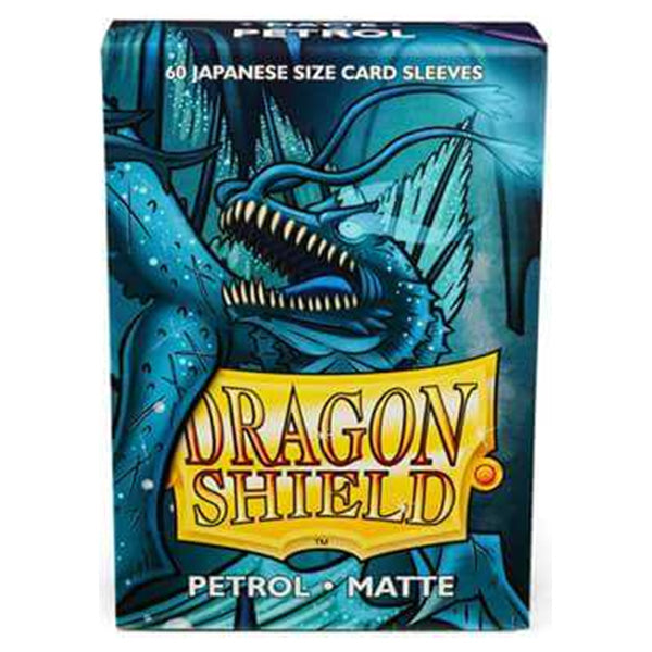 Dragon Shield Sleeves - Matte Petrol Japanese Size (60)
