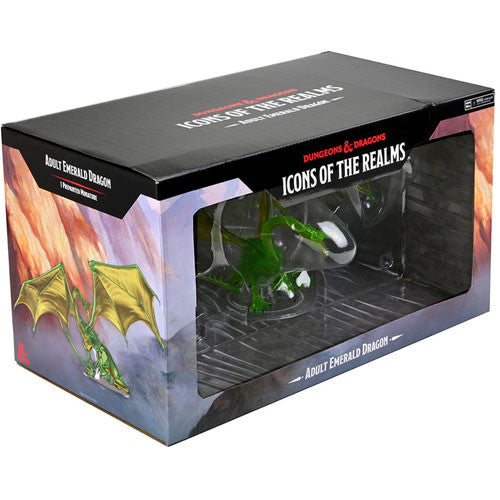 Dungeons &amp; Dragons: Icons of the Realms - Adult Emerald Dragon Premium Figure