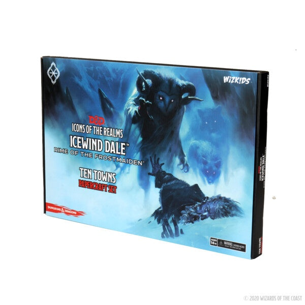 Dungeons &amp; Dragons: Icons of the Realms - Icewind Dale Rime of the Frostmaiden Ten Towns Papercraft Set