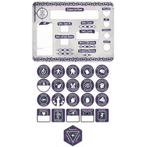 Dungeons &amp; Dragons 5th Edition: Token Set- Warlock Set